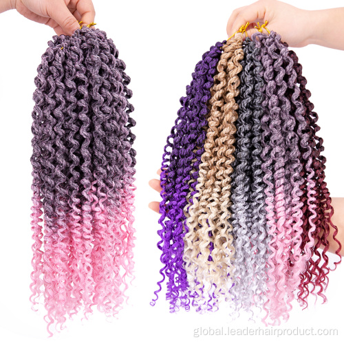 Senegalese Twist Crochet Hair Ombre Braid Pre Twisted Senegalese Curly Synthetic Hair Factory